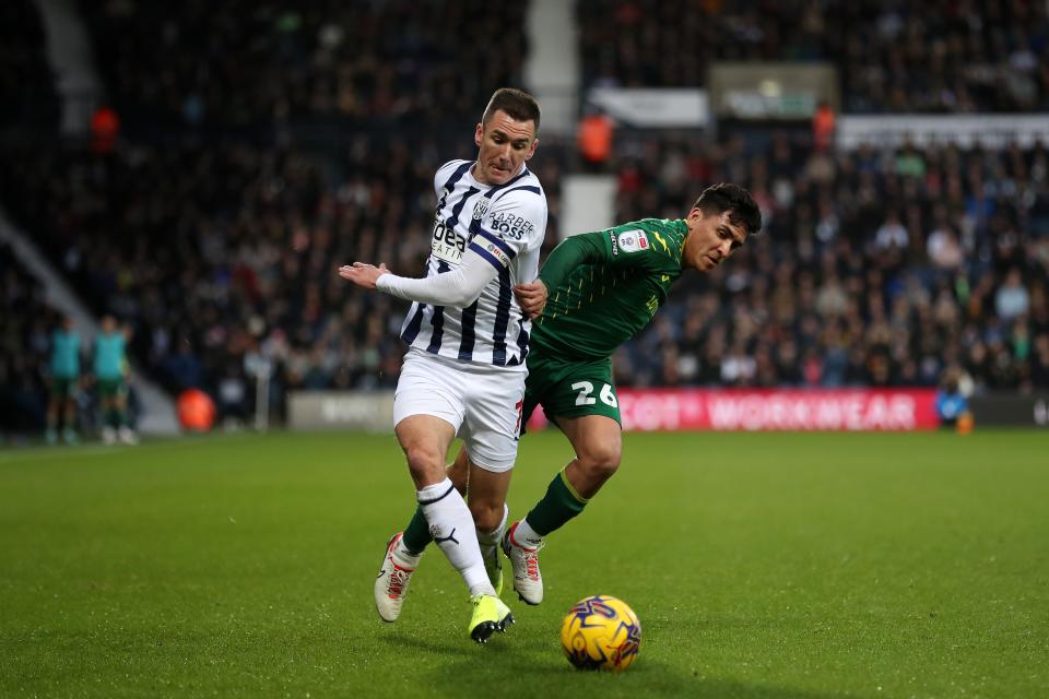 Jed Wallace in action against Norwich City on Boxing Day