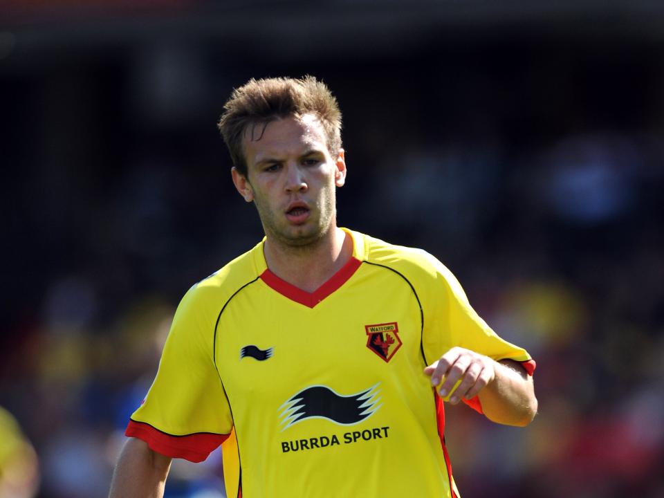 Andi Weimann in action for Watford on loan in 2011