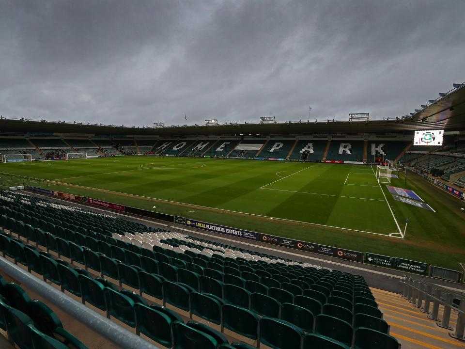 An image of Plymouth's Home Park Stadium