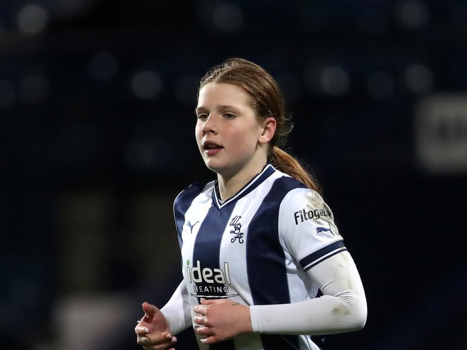 Delphi Cole in action for Albion Women