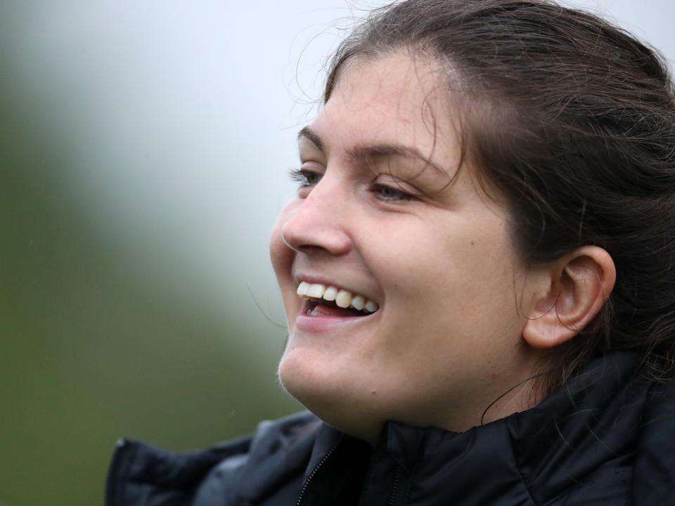 A close up of Siobhan Hodgetts-Still's face smiling 