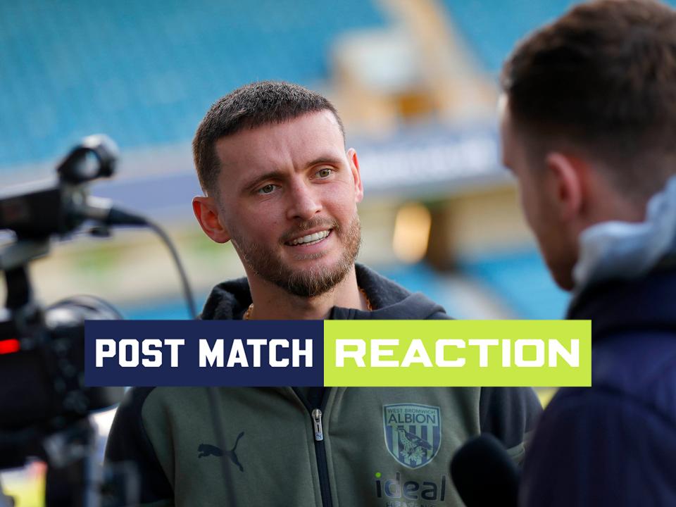 John Swift is interviewed after Albion's draw against Millwall