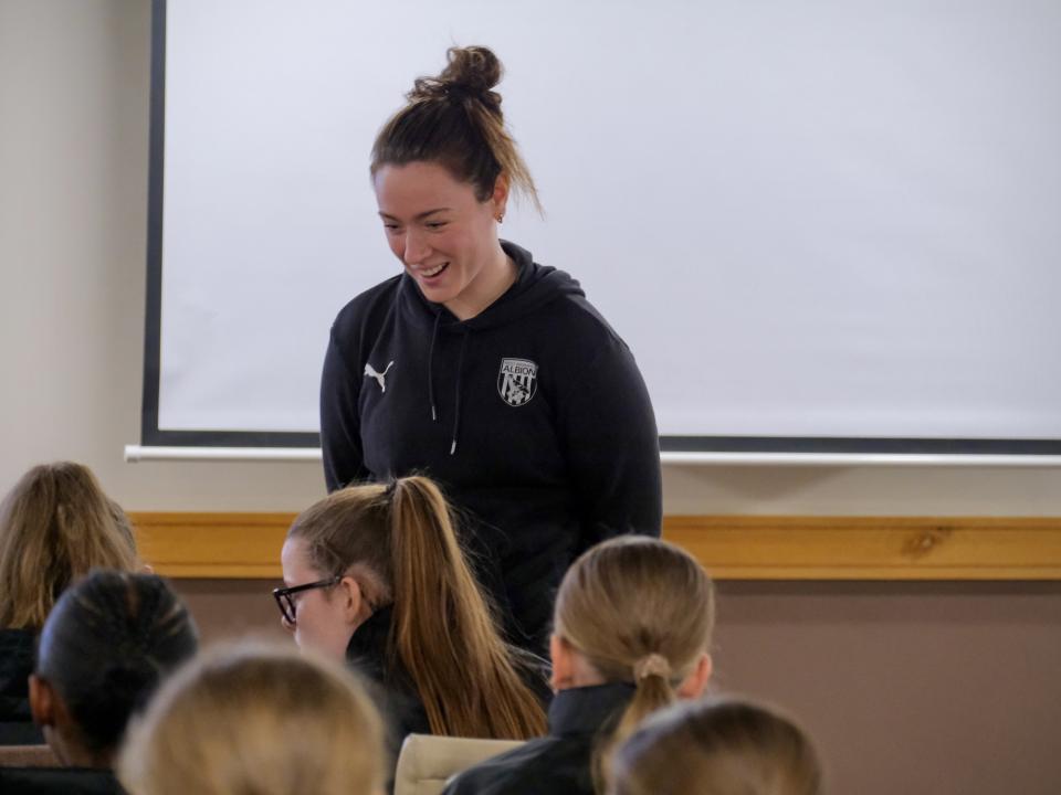 Anna leads an Inclusivity Session