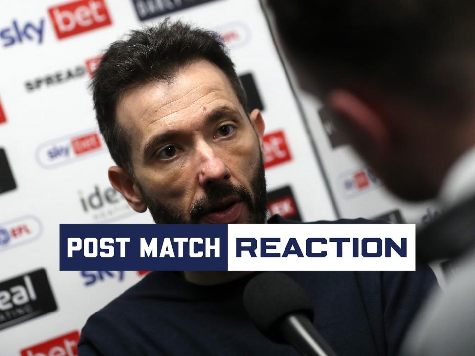 Carlos Corberán is interviewed after Albion's defeat against Sunderland 