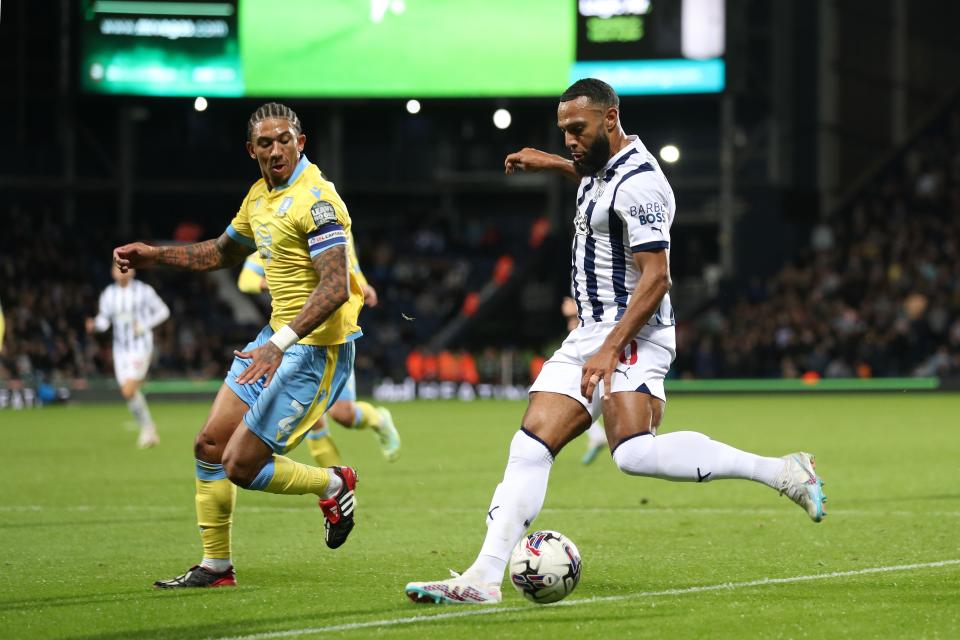 Matt Phillips on the ball against Sheffield Wednesday at The Hawthorns
