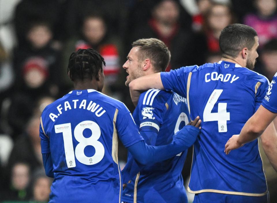 Leicester City in action.