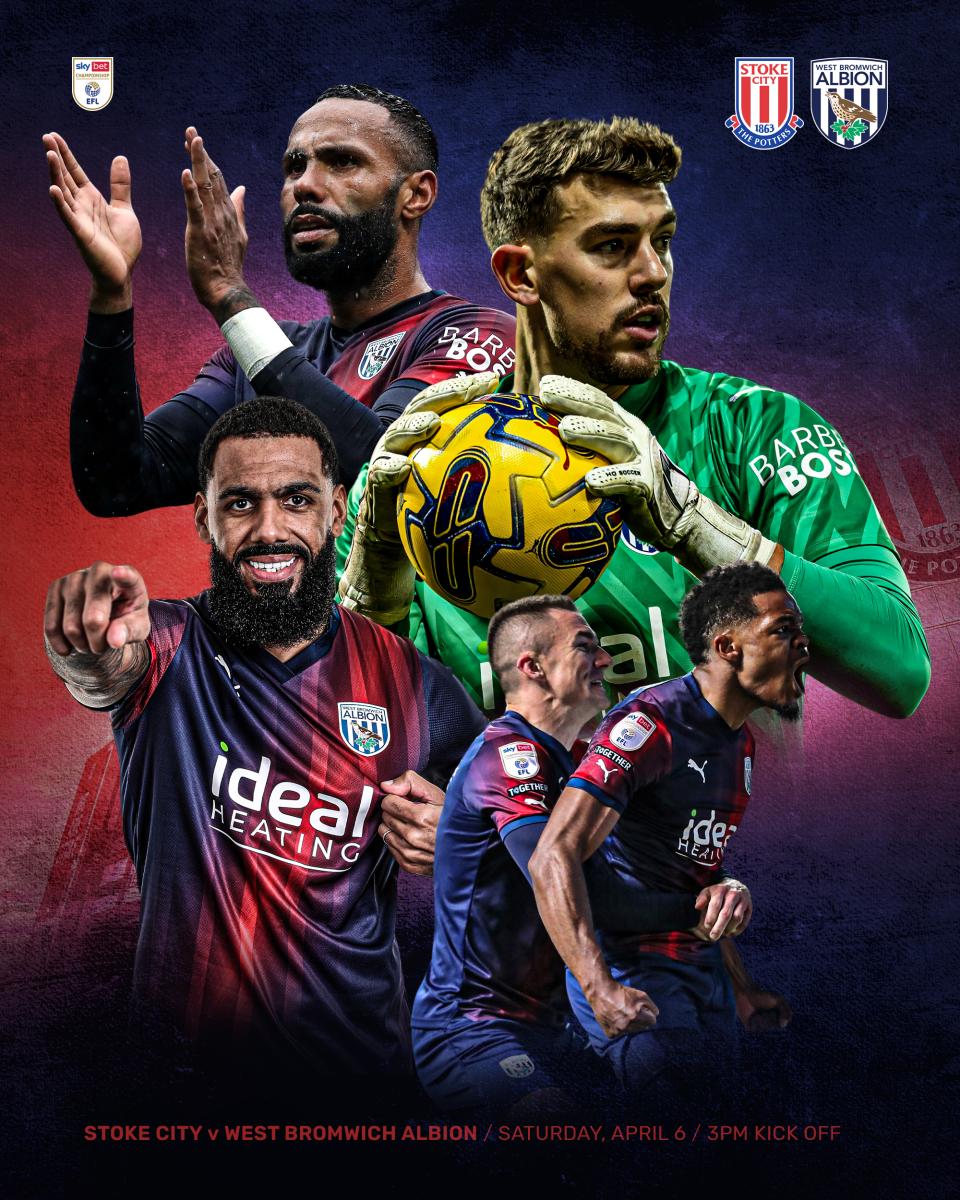 A pre-match graphic containing Kyle Bartley, Alex Palmer, Yann M'Vila, Jed Wallace and Grady Diangana