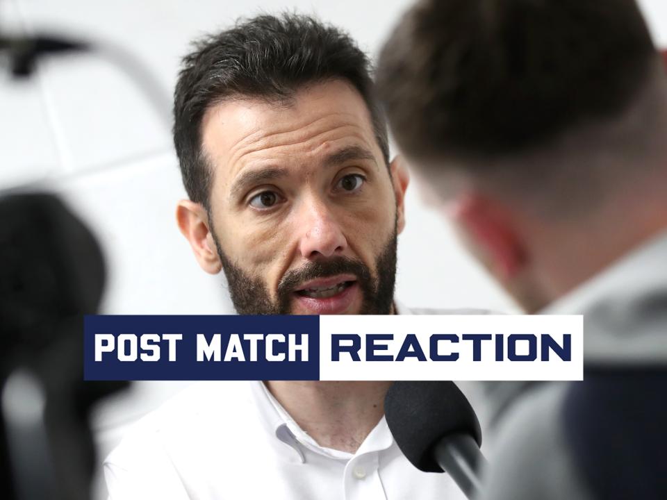 Carlos Corberán is interviewed after Albion's defeat against Southampton
