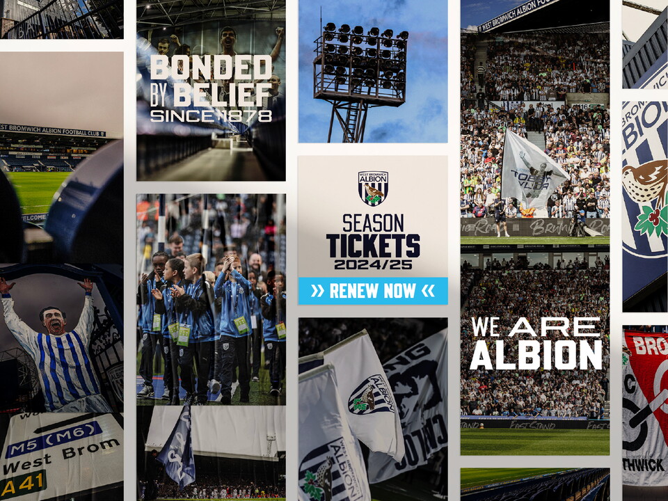2024/25 Season Tickets Renew Now Graphic