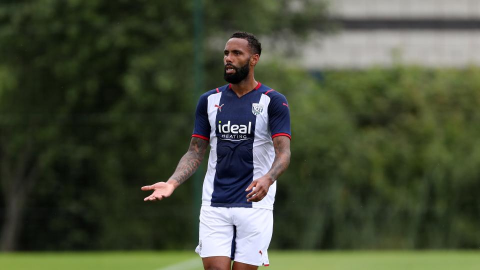 Kyle Bartley in pre-season for action for Albion in 2021