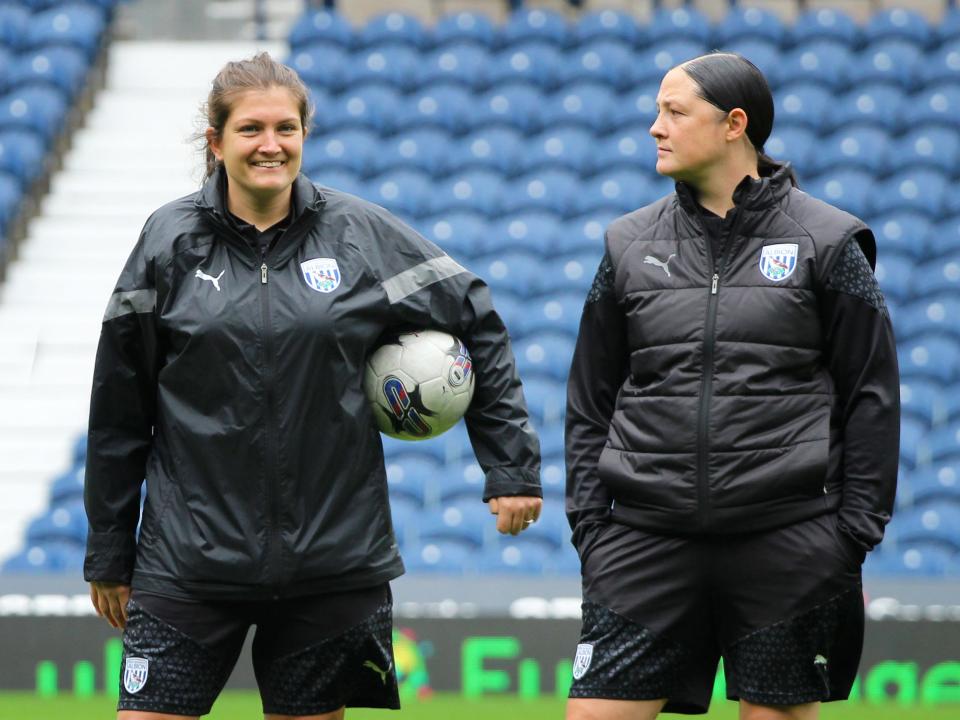 An image of Siobhan Hodgetts-Still and her assistant Abbie Hinton