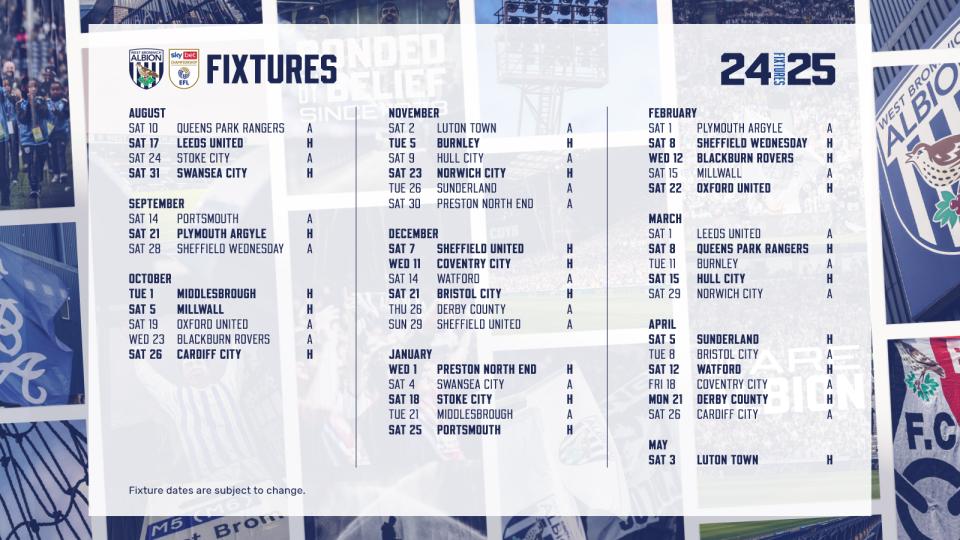 24/25 Fixtures