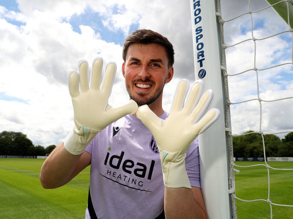A photo of Albion goalkeeper Joe Wildsmith