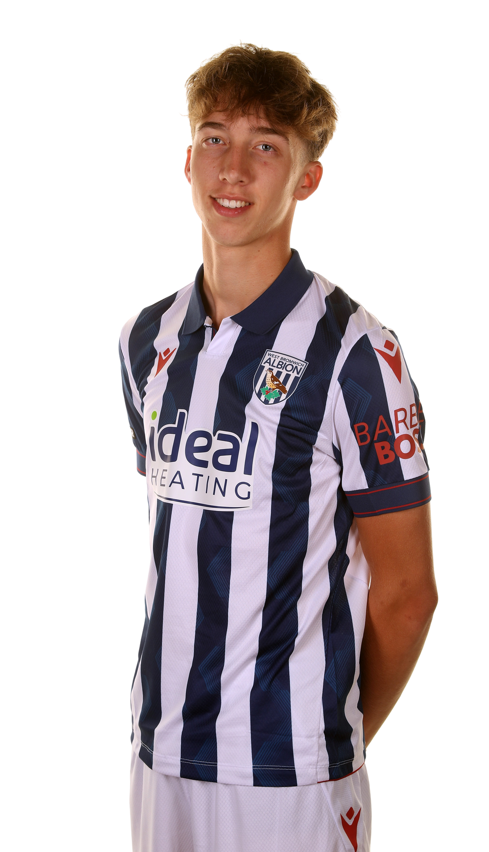 A club headshot of Harry Whitwell for the 2024/25 season