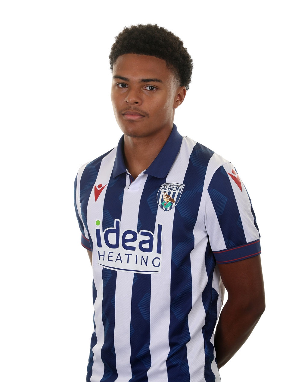 A photo of Corey Sears in the 2024/25 home kit
