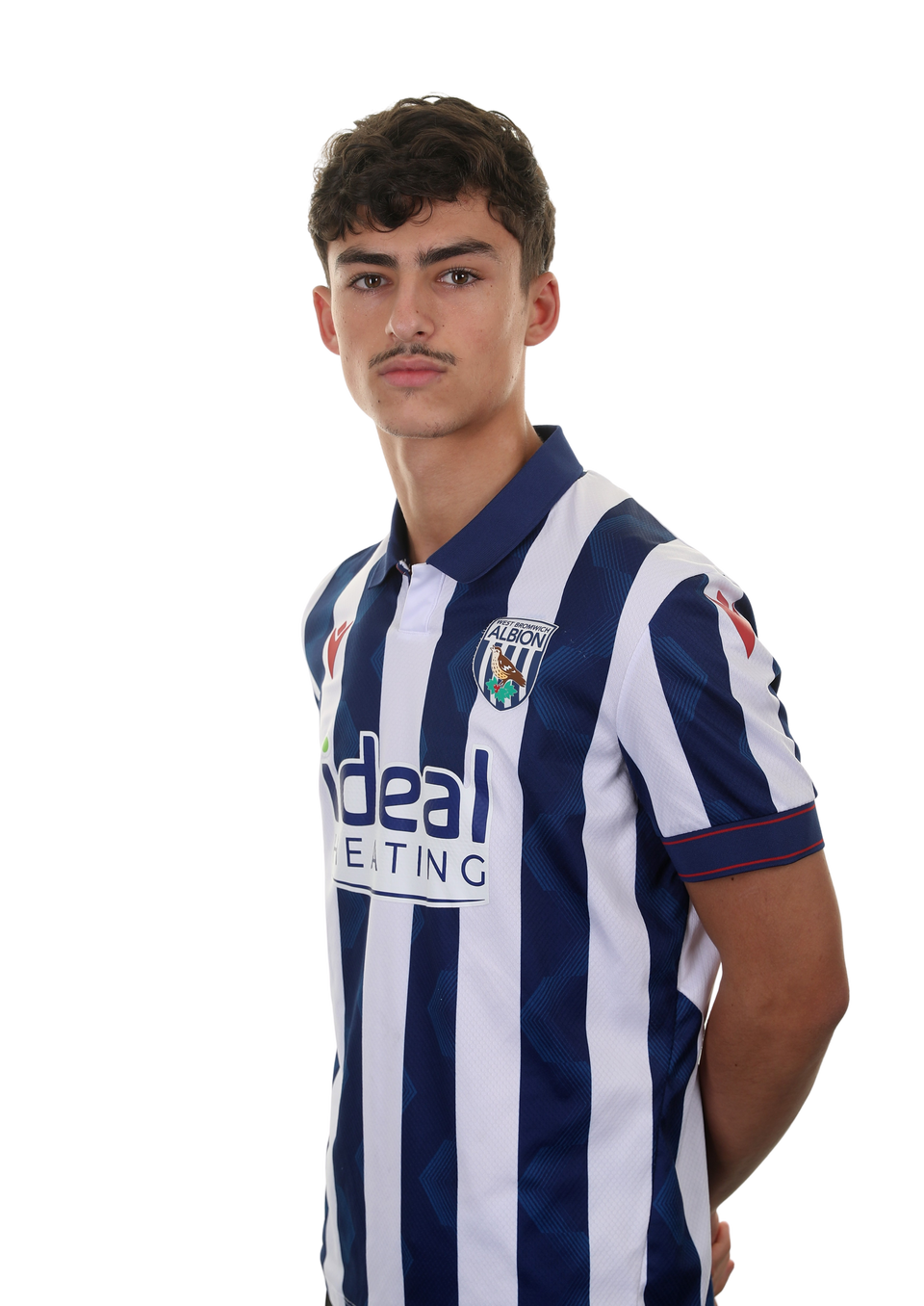 A photo of Fran Cherchi in the 2024/25 home kit
