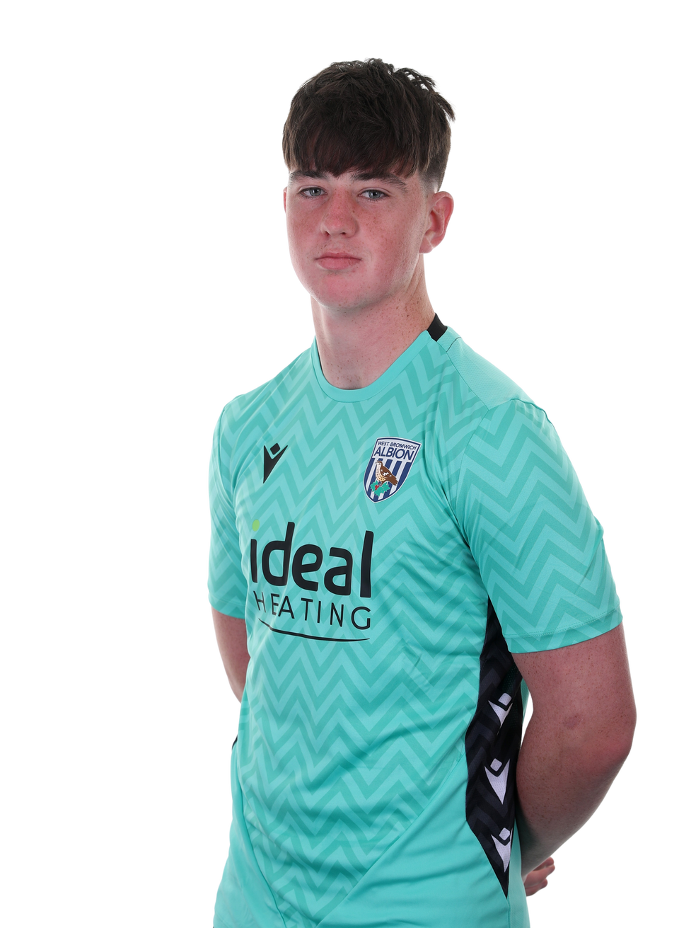 A photo of Louis Brady in the 2024/25 home kit