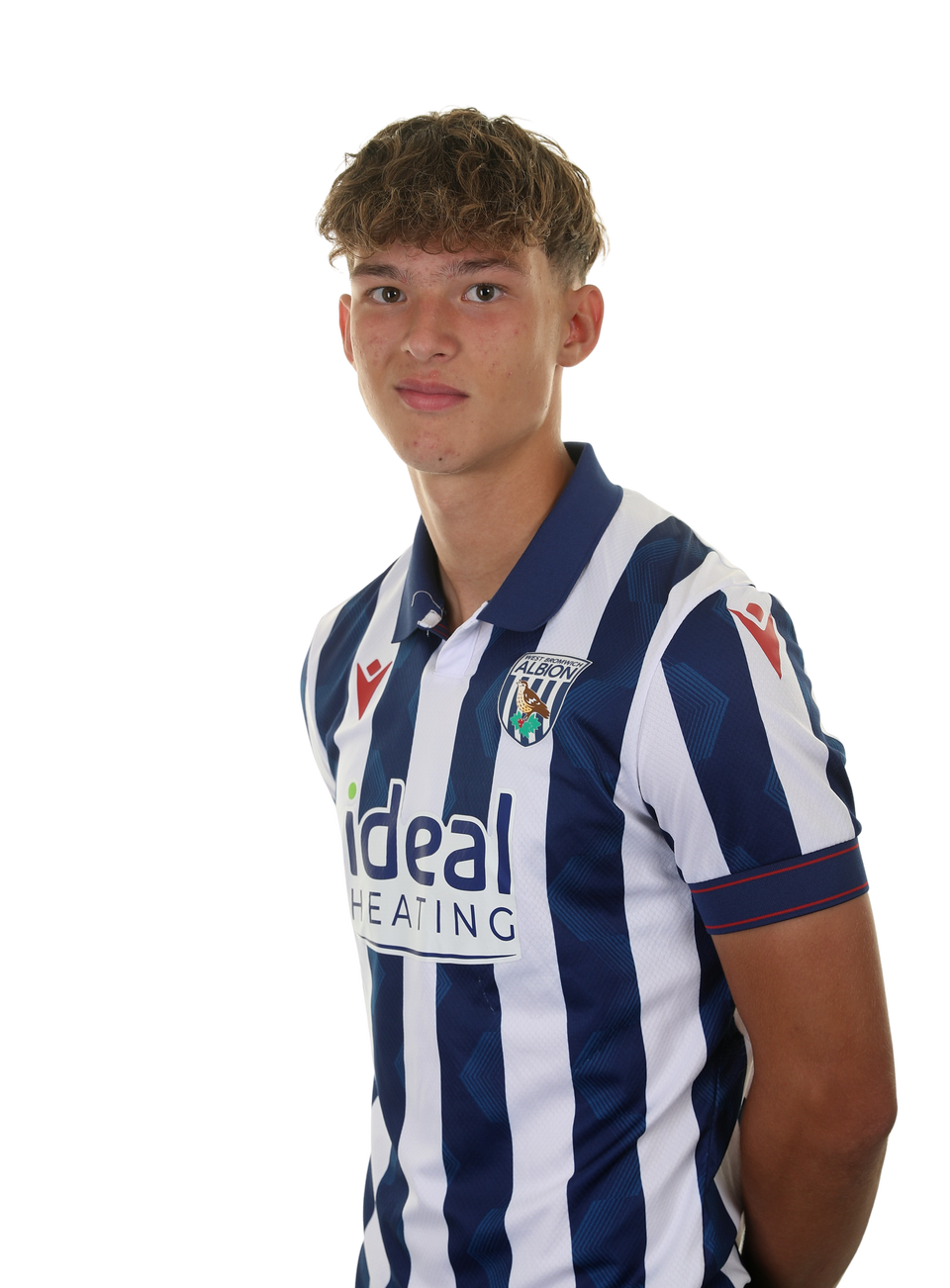 A photo of Noah Dupont in the 2024/25 home kit