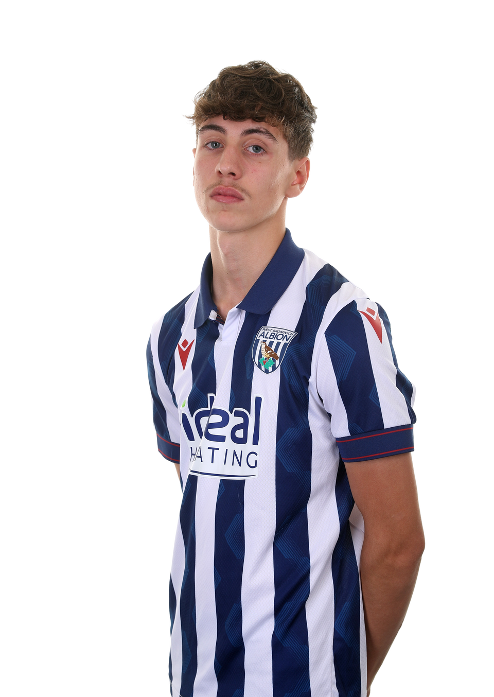 A photo of Sam Beedie in the 2024/25 home kit