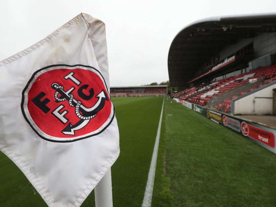 An image of Fleetwood's Highbury Stadium