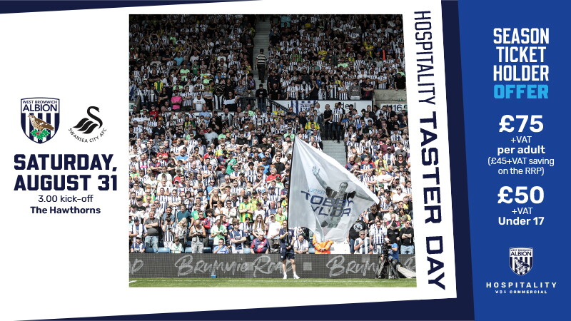 WBA v Swansea City Hospitality Offer