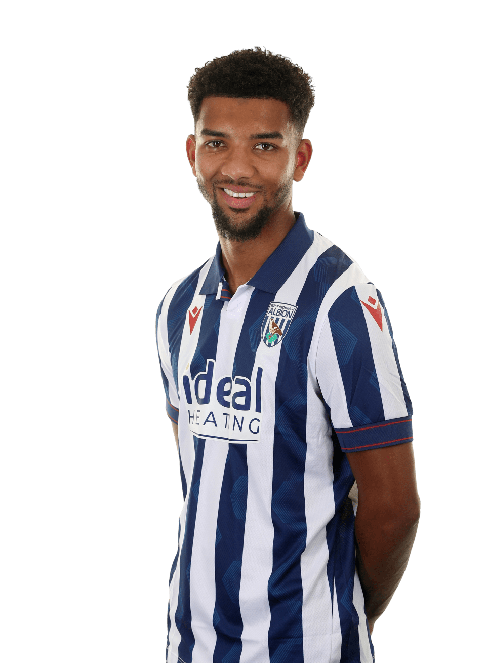 A club headshot image of Mason Holgate in the 2024/25 home kit