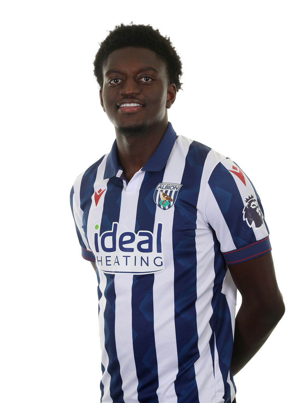 A photo of Michael Parker in the 2024/25 home kit