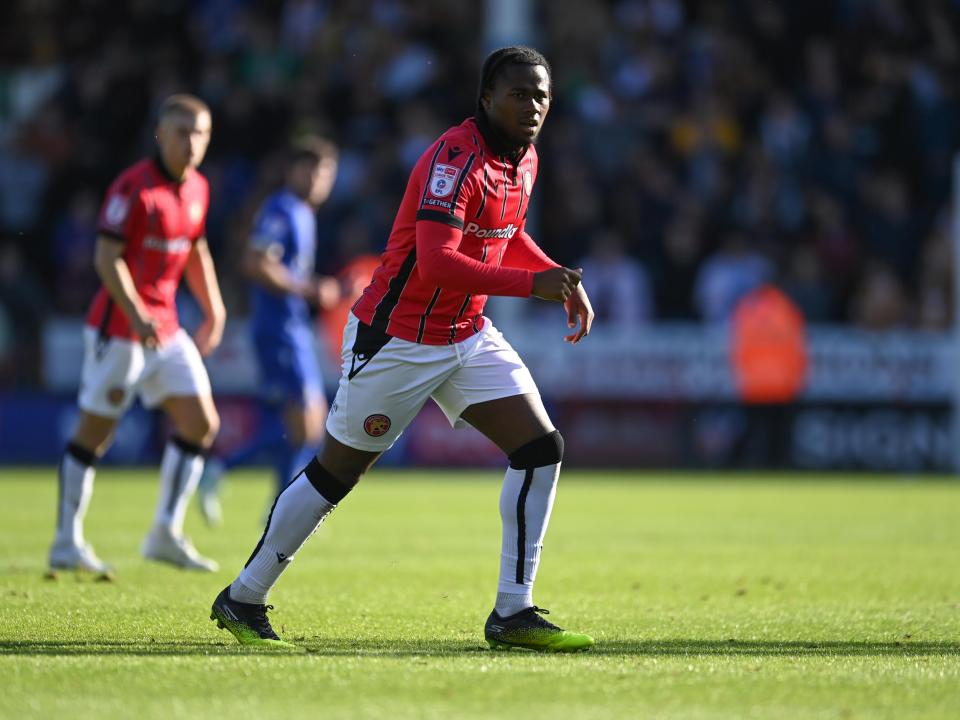 A photo of Reyes Cleary in action for loan club Walsall