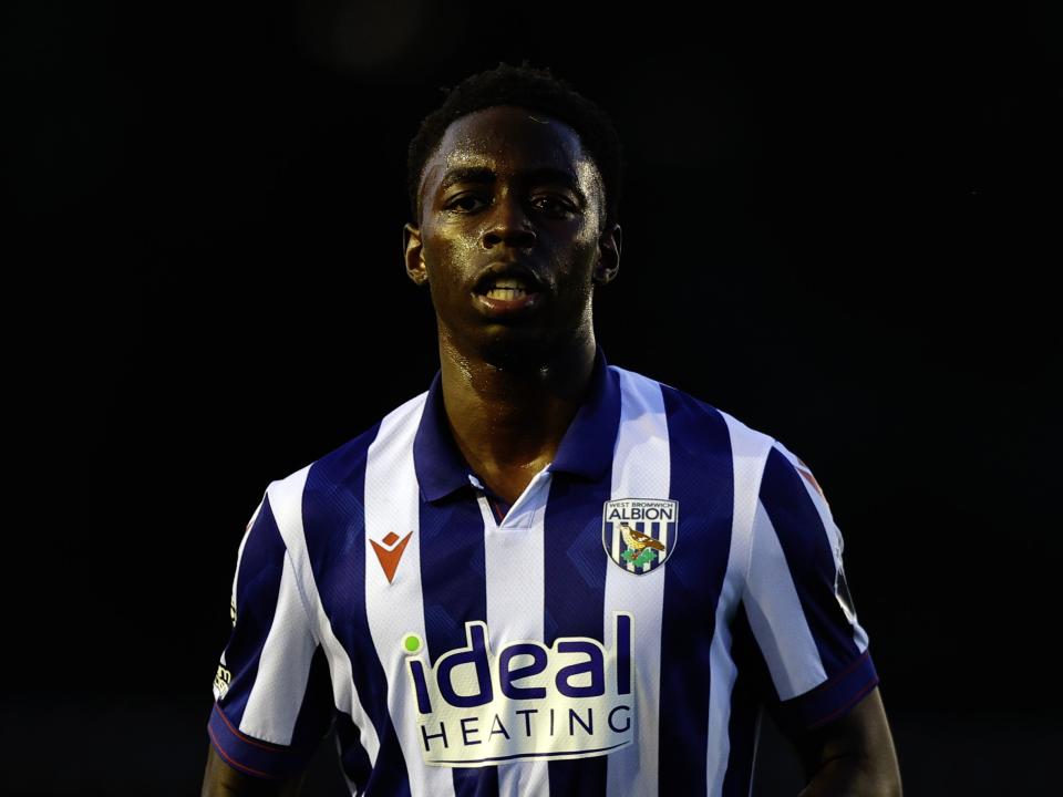A photo of Albion U21s striker in action during a 2024/25 PL Cup match