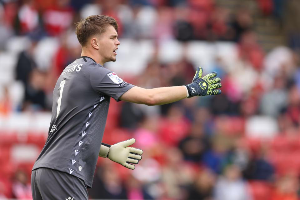Josh Griffiths in action for Bristol Rovers 