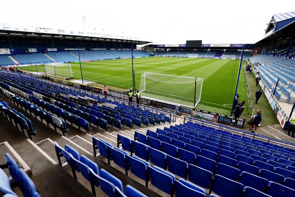 A general view of Portsmouth's Fratton Park
