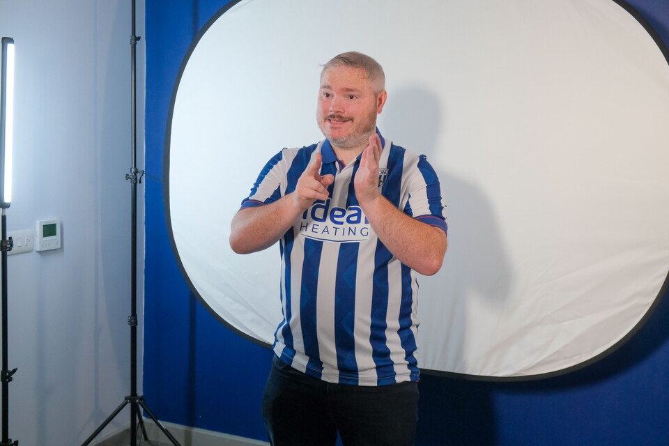 Sean Noone during filming.