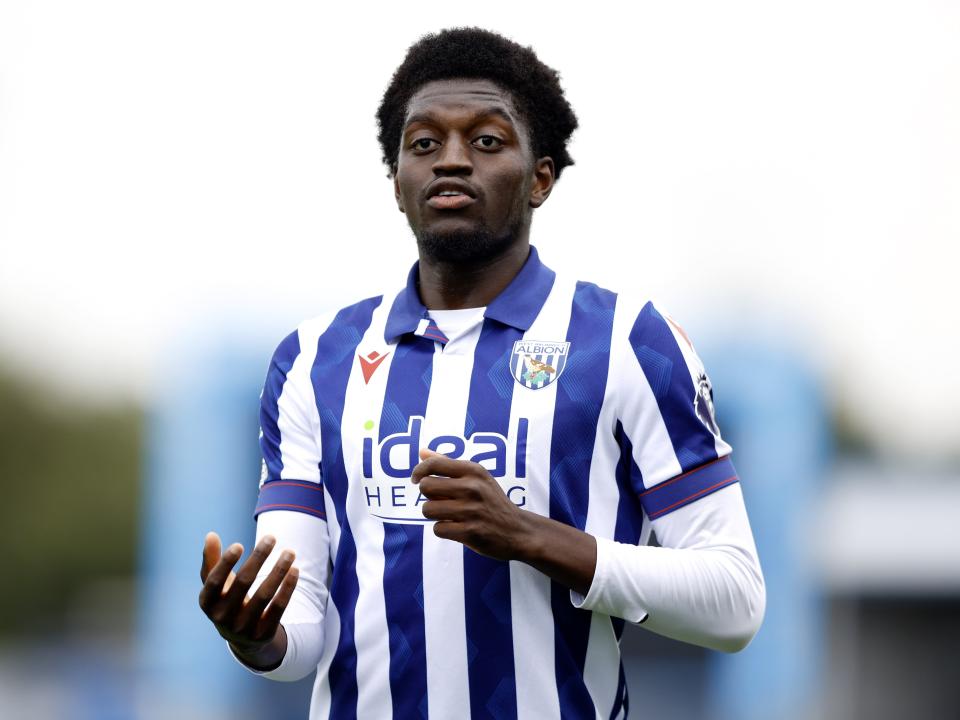 A photo of U21 defender Michael Parker in the 2024/25 home kit