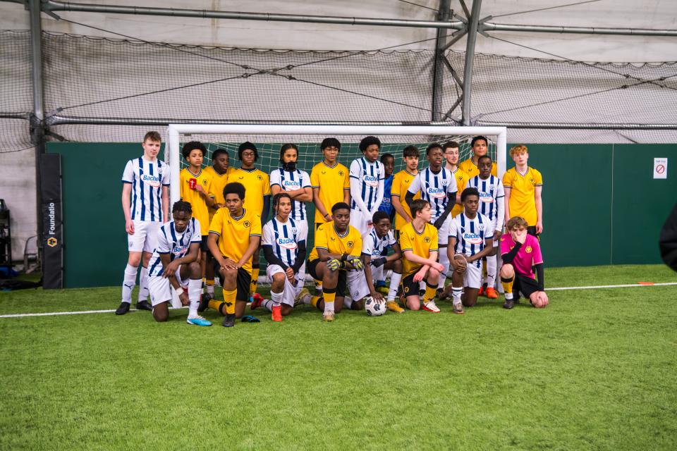 Lord representing WBA ahead of the first team fixture between Wolverhampton Wanderers and West Bromwich Albion