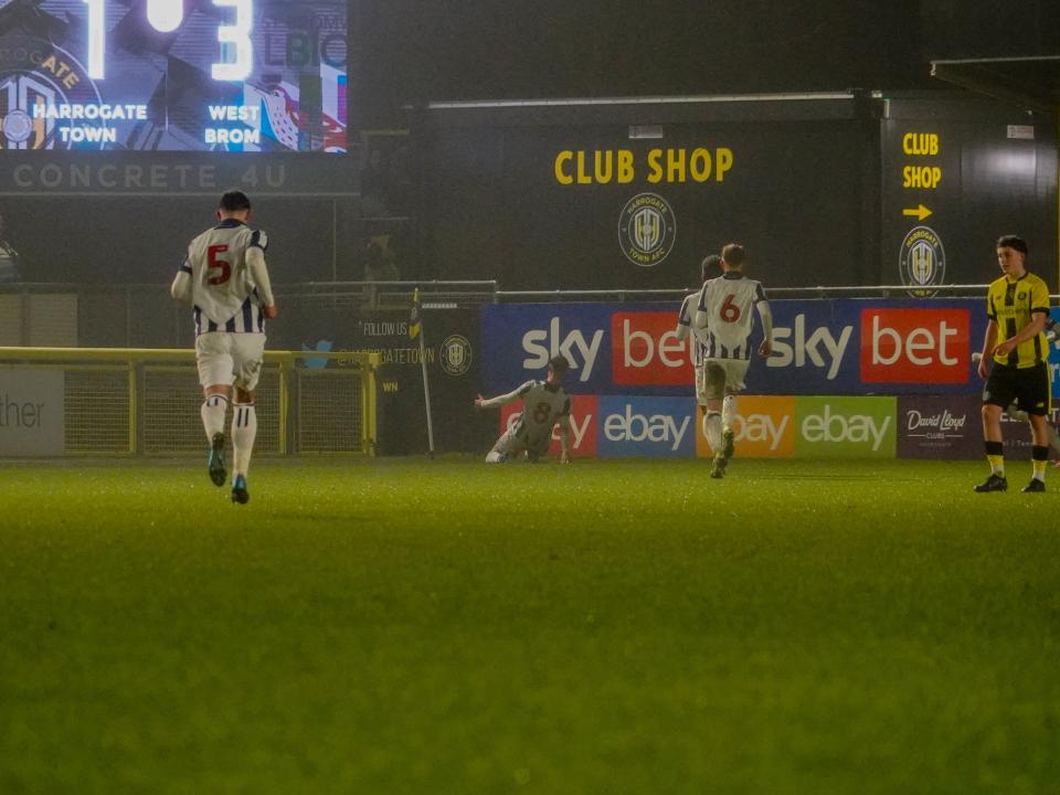 Cole Deeming scoring in the FA Youth Cup