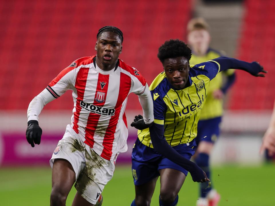 Albion in action against Stoke