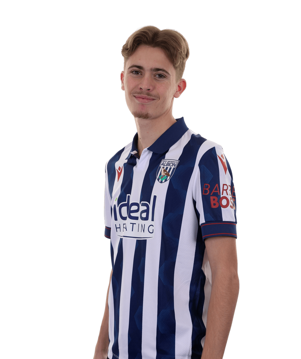 A club headshot image of Isaac Price in the 2024/25 home kit
