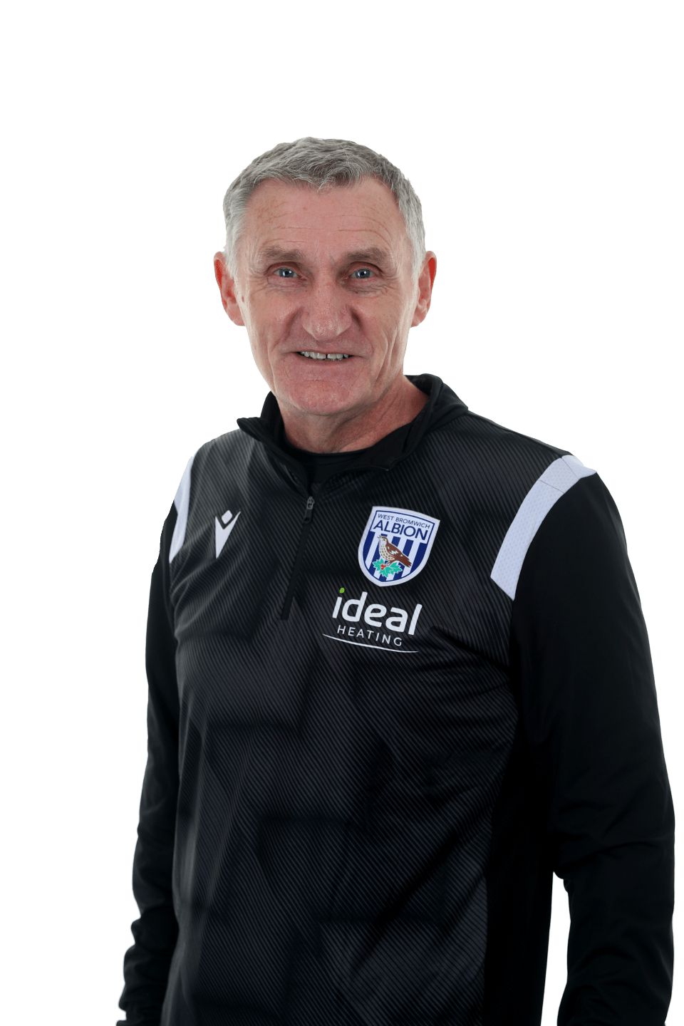 A club headshot image of head coach Tony Mowbray