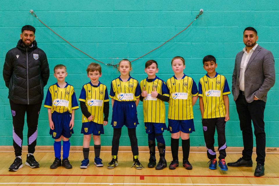 Pan team with Ajay Gill, Head of Disability, and Sham Malhi - Trust In Care.