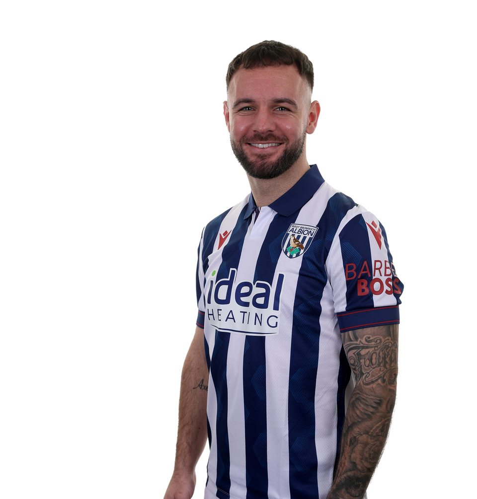 A club headshot of Adam Armstrong for the 2024/25 season
