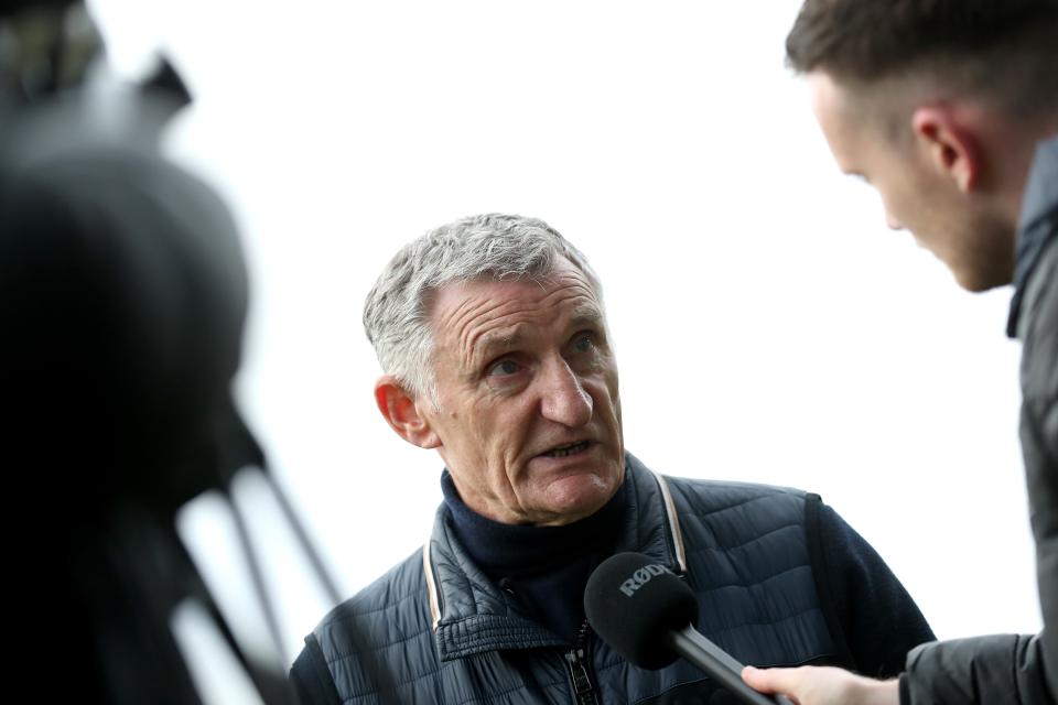Tony Mowbray is interviewed after Albion's defeat at Plymouth