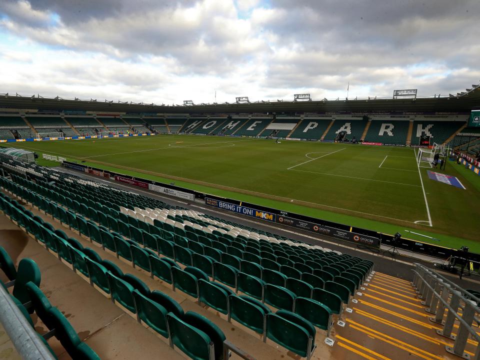 An image of Plymouth's Home Park Stadium
