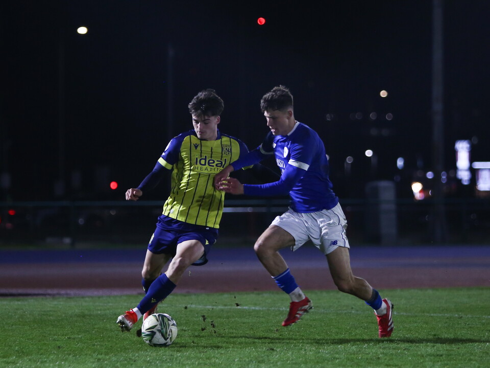 Albion in action against Cardiff. (Photo: Megan Lockie-Monk)