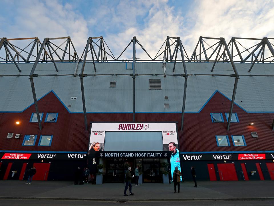 A photo of Burnley's Turf Moor stadium