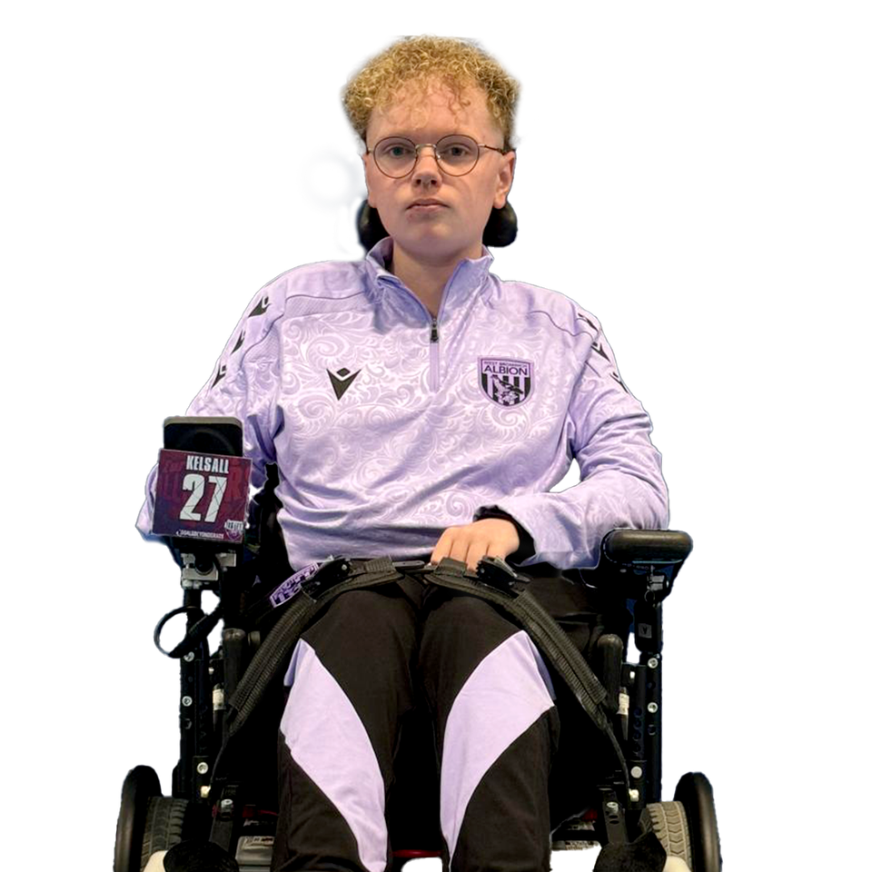 A photo of Albion Powerchair player Dylan Kelsall