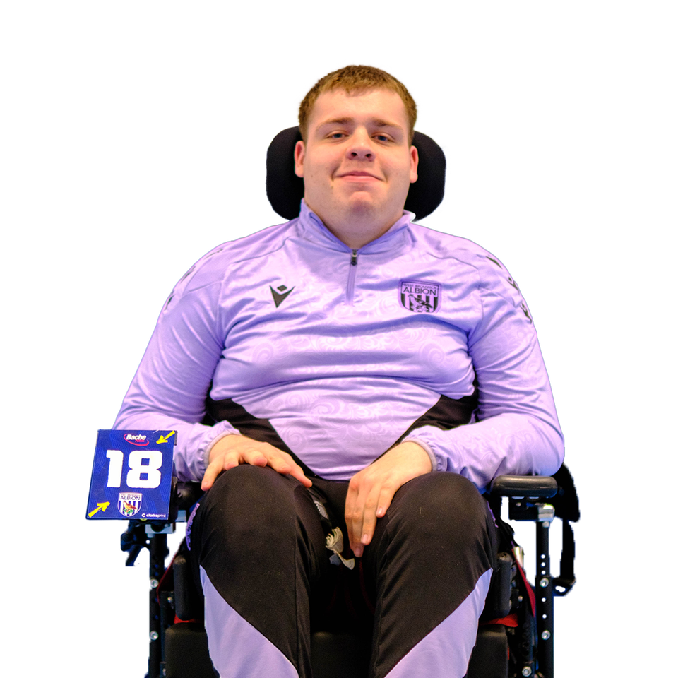 A photo of WBA Throstles Powerchair player Jonathon Davis