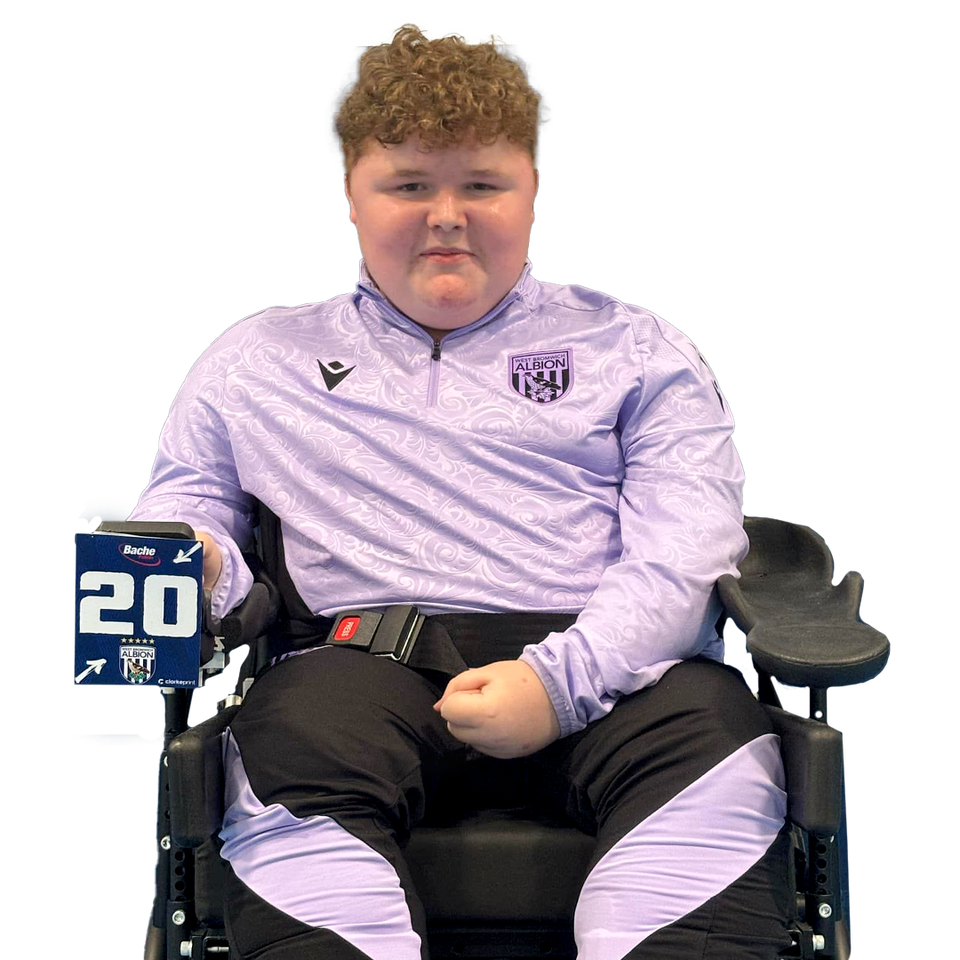 A photo of Albion Powerchair player Ollie Rock