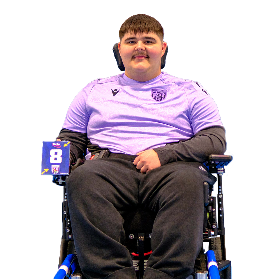 A photo of WBA Throstles Powerchair player Regan Kemp