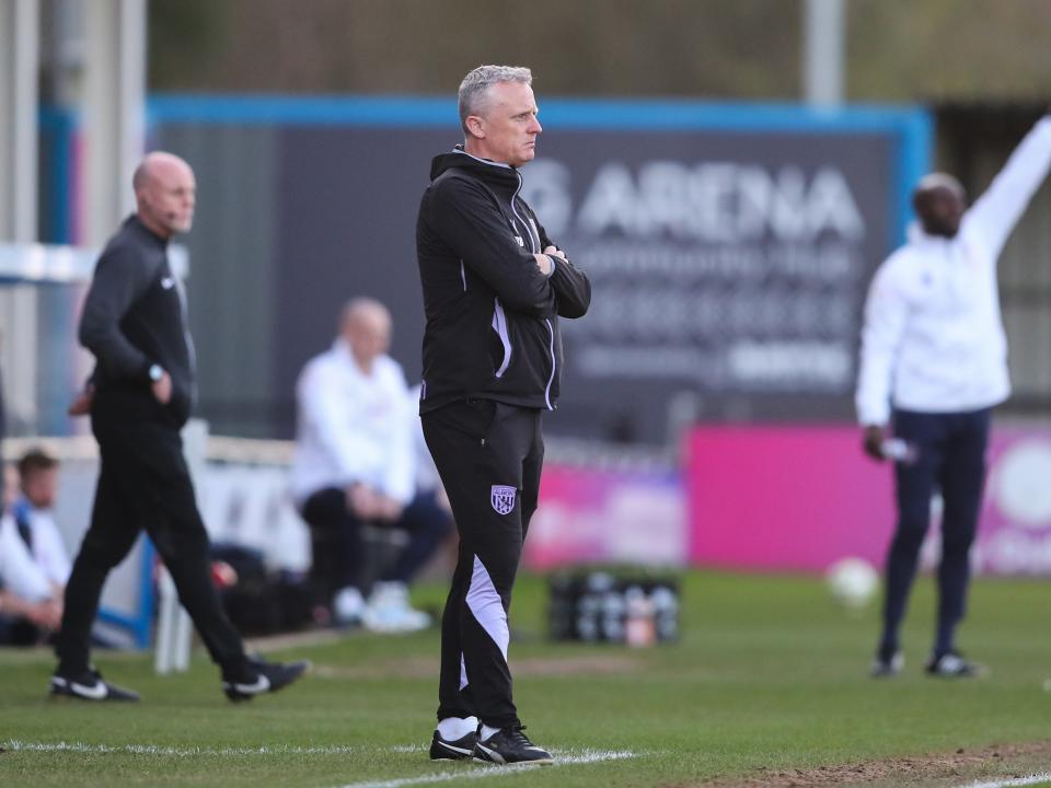 A photo of Albion U21 boss Rich Beale