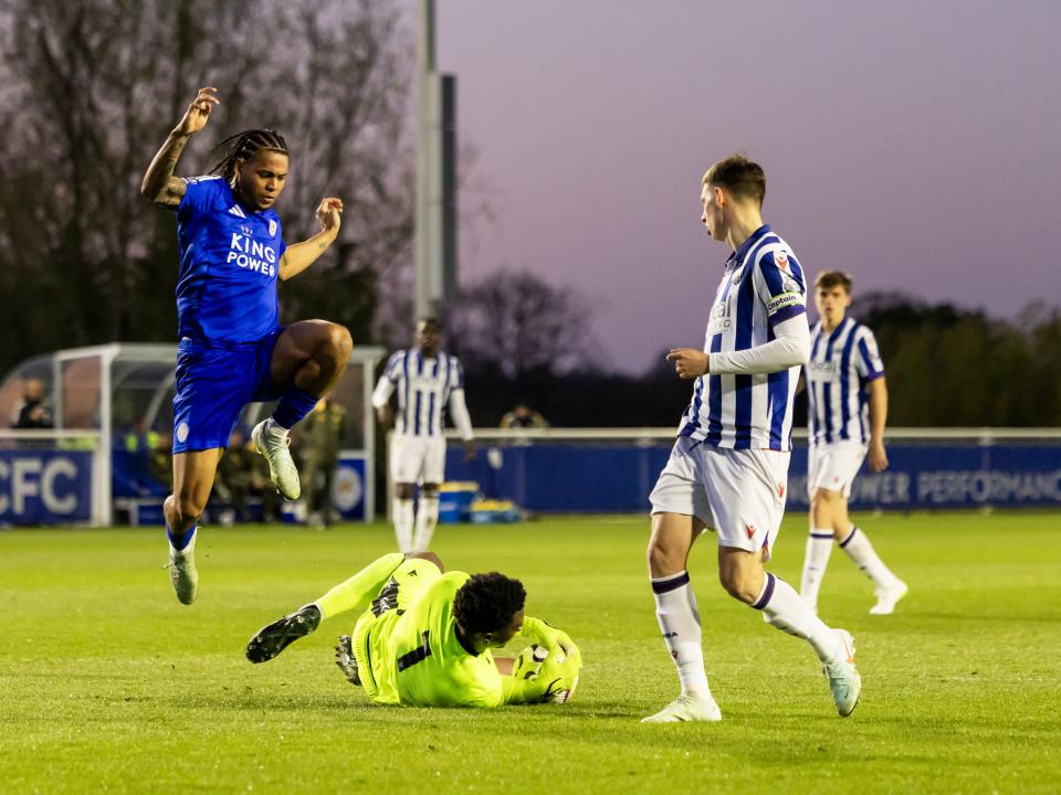 A photo of Albion U21s in action v Leicester